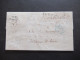 Delcampe - Frankreich Vorphila Paris 1820er Jahre PP / Port Paye Stempel / Faltbriefe Viele Mit Inhalt Insgesamt 15 Stück! - 1801-1848: Precursores XIX