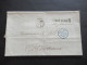 Delcampe - Frankreich Vorphila Paris 1820er Jahre PP / Port Paye Stempel / Faltbriefe Viele Mit Inhalt Insgesamt 15 Stück! - 1801-1848: Precursores XIX