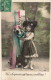 ENFANT - Un Enfant Tenant Un Drapeau De La France - Colorisé - Carte Postale Ancienne - Abbildungen