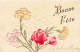 FETES ET VOEUX - Anniversaire - Des Fleurs - Colorisé - Carte Postale Ancienne - Geburtstag