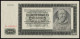 Bohemia & Moravia 1000 Korun 1942 P-15a AUNC Banknote - Cecoslovacchia