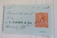 ● E. Evison & Co. London 48 & 50 St Mary Axe - Facture / Invoice 1924 - Perret Vibert à Paris - Two Pence Stamp - UK - Verenigd-Koninkrijk