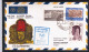 INDIA CC PRIMER VUELO LUFTHANSA 1971 BOMBAY BANGKOK SIGAPORE DJAKARTA - Airmail