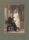 Photographie - Photo De Couple - Mariage - E. Desmarez - Maubeuge - Dim 10/15 Cm Collé Sur Carton Cadre - Anonyme Personen