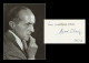 René Clair (1898-1981) - French Filmmaker - Signed Card + Photo - 1972 - COA - Actors & Comedians
