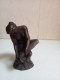 Bronze Dalou Femme Nue S'essuyant Le Pied Reproduction 11 Cm - Brons