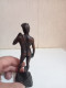 Delcampe - Sculpture Statue David D'après Michel-Ange, Reproduction En Bronze Hauteur 14 Cm - Bronzi