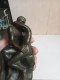 Delcampe - Reproduction Bronze Statue Le Baiser De Rodin Hauteur 13 Cm X 7 Cm - Brons