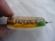 REAL GOLD SCORPION GLOW LUCITE NECKLACE PENDANT INSECT JEWELRY TAXIDERMY #1851 - Pendentifs