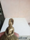 Delcampe - Cloche Du XIXème En Bronze Doré Figurine Hauteur 13 Cm - Bells