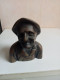 Cloche En Bronze Figurine Du XIXème Hauteur 11 Cm X 9 Cm - Klokken