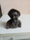 Cloche En Bronze Figurine Du XIXème Hauteur 11 Cm X 9 Cm - Klokken