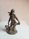 Statuette En Bronze Doré Pirate Hauteur 18 Cm - Brons