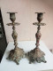 Deux Bougeoirs En Bronze XIXème Hauteur 28 Cm - Chandeliers, Candelabras & Candleholders