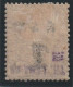 ANNAM Et TONKIN - N°2 * (1888) 1 Sur 4c Lilas-brun - Unused Stamps