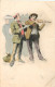 ILLUSTRATEUR LUBIN DE BEAUVAIS CHANTEURS MUCISIENS DE RUE VIOLONISTE  - Beauvais