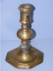 Delcampe - -BOUGEOIR BRONZE HAUTE EPOQUE XVII/XVIIIe LOUIS XIII Déco BOUGIE COLLECTION     E - Candeleros, Candelabros Y Palmatorias