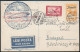 1931 Zeppelin Magyarországi Körrepülés Képeslap Zeppelin 1P Bérmentesítéssel / Zeppelin Hungary Round Flight Postcard - Andere & Zonder Classificatie