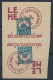 ** 1931/1aa LEHE Emlékív / Souvenir Sheet (gumihiba / Gum Disturbance) - Other & Unclassified
