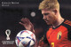 RARE Collector's Edition Picture POSTCARD, 2022 FIFA World Cup Soccer Football In Qatar, Belgium Player Kevin De Bruyne - 2022 – Qatar