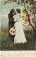 COUPLES - Un Couple Se Faisant Les Yeux Doux - Colorisé -  Carte Postale  Ancienne - Couples