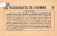 ASTRONOMIE - Les Découvertes De L'homme - L'Astronomie - Carte Postale Ancienne - Astronomy