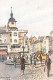 FRANCE - Thionville - Place Du Marché - La Fontaine - Animé - Colorisé - Carte Postale Ancienne - Thionville