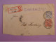 DC18  ALLEMAGNE  WUTTENBERG  LETTRE RECOM. 1904 STUTTGART + AFF. INTERESSANT+++ - Storia Postale