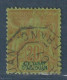 ANJOUAN - N°7 Obl (1892-99) 20c Brique Sur Vert - Used Stamps