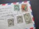 Asien Thailand 1965 Einschreiben / Registered Letter Luftpost / Air Mail Samutprakan - Hamburg - Thailand