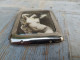 Delcampe - Ancien Etui à Cigarettes Laiton Chromé Photographie Érotique Glacoïde 1920/1930 / Curiosa Photography 02 - Estuches Para Cigarrillos (vacios)