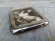 Delcampe - Ancien Etui à Cigarettes Laiton Chromé Photographie Érotique Glacoïde 1920/1930 / Curiosa Photography 02 - Sigarettenkokers (leeg)