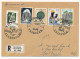 1963  MELUSINA COVER RECOMMANDE  MELUSINA  TO BEUKENHOF  GENTBRUGGE  BELGIE     2 SCANS - Covers & Documents