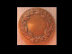 D3-627 Médaille Bronze Gravée Fraise,au Dos H.Dubois.avec Sculpture Végétale,diamètre=50mm,pds=71,80g - Other & Unclassified