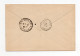 !!! CACHET FORT CRAMPEL - CONGO FRANCAIS DE 1934 SUR LETTRE POUR PARIS, AFFRANCH TIMBRES D'OUBANGUI - Brieven En Documenten