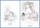 MARC-RENIER . 2 EL "MASQUE DE FER" N°2/100 & SIGNE (ODZ 1996) & HC2 (ODZ 1997) + 2 EL COULEURS SIGNES (CAP BD) - Ilustradores M - O