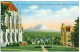 Linen Postcard, Vista Of Mt. Rainier From University Of Washington Campus, Seattle, Washington, US - Seattle