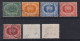 SAN MARINO 1877-90 SERIE COMPLETA 7 VALORI USATI 5 CENTESIMI G.O MH* CENTRATI - Used Stamps