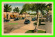 MIAMI BEACH, FL - LINCOLN ROAD, EXCLUSIVE SHOPPING DISTRICT - ANIMATED OLD CARS - TRAVEL 1941 - - Miami Beach