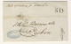 (C02) - PORTUGAL - LETTRE CARTA LETTER - LIVERPOOL  => LISBOA  1861 + ENTRY MARK  "C.EST.DE N." IN OVAL - ...-1853 Prephilately