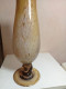 Delcampe - Vase Ancien Clichy Pate De Verre Hauteur 36 Cm Diamètre 14 Cm - Vases