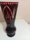 Delcampe - Vase Ancien Cristal De Boheme Hauteur 21 Cm - Jarrones