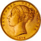 Royaume-Uni Souverain Victoria Buste Jeune Et Armoiries No Die Number 1872 - 1 Sovereign