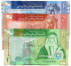 SET Jordan 1, 5 & 10 Dinars 2022 (2023) UNC - Jordanie