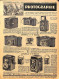 # 3 Feuillets Du Catalogue Manufacture Française D'Armes & Cycles - Photographie Cinématographie.. - 1950 - ...