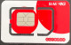 Tunisie Tunisia Ooredeoo Telecom GSM  Nano SIM Card New UNC Logo 3G 4G 5G Red White - Tunesië