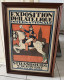 Affiche Originale Exposition Philatélique Internationale Strasbourg 1927 L. Ph. Kamm Facteur à Cheval Cathédrale 60x40cm - Briefmarkenausstellungen