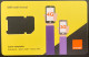 Tunisie Tunisia Orange Telecom GSM  Nano SIM Card Used Logo 3G 4G 5G - Tunesië