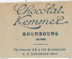 - Enveloppe Oblitérée ,1949,Publicité,CHOCOLAT KEMMEL, Bourbourg . - Mercanti