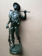 UNE SCULPTURE- LE FAUCHEUR  PAR ROUSSEAU - Metal